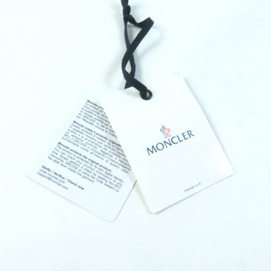 MONCLER Short sleeve polo shirt Main: 100% cotton, Part: 100% cotton black Women S Used Authentic