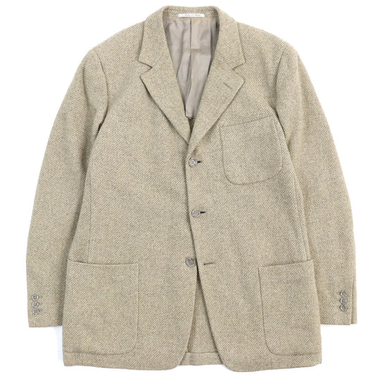 Ermenegildo Zegna Jacket Outer: 100% cashmere, Lining: 100% rayon beige SOFT mens 52 Used Authentic