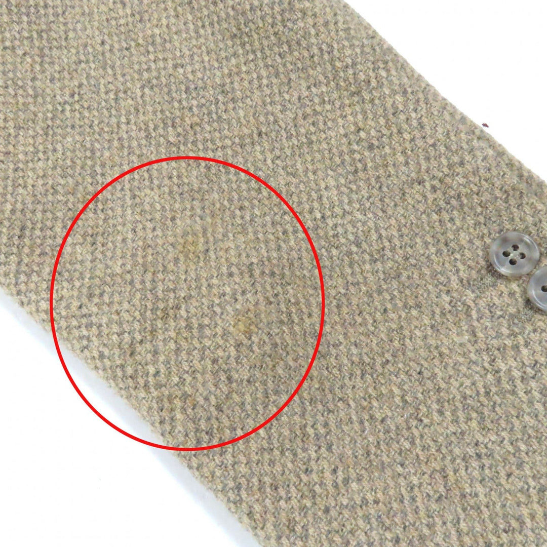 Ermenegildo Zegna Jacket Outer: 100% cashmere, Lining: 100% rayon beige SOFT mens 52 Used Authentic