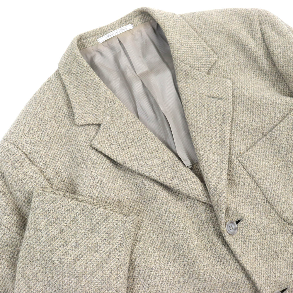 Ermenegildo Zegna Jacket Outer: 100% cashmere, Lining: 100% rayon beige SOFT mens 52 Used Authentic