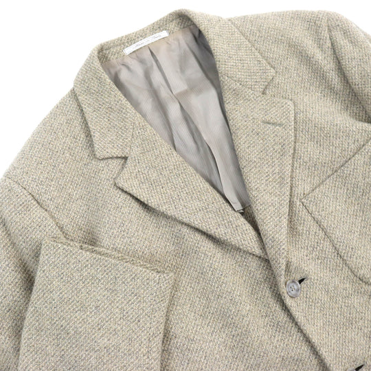 Ermenegildo Zegna Jacket Outer: 100% cashmere, Lining: 100% rayon beige SOFT mens 52 Used Authentic