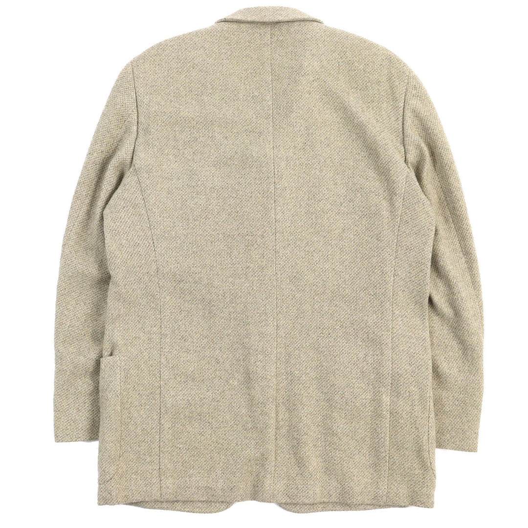 Ermenegildo Zegna Jacket Outer: 100% cashmere, Lining: 100% rayon beige SOFT mens 52 Used Authentic