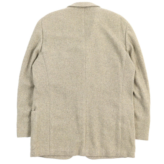 Ermenegildo Zegna Jacket Outer: 100% cashmere, Lining: 100% rayon beige SOFT mens 52 Used Authentic