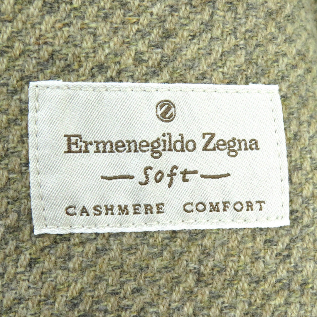 Ermenegildo Zegna Jacket Outer: 100% cashmere, Lining: 100% rayon beige SOFT mens 52 Used Authentic