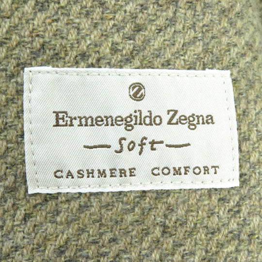 Ermenegildo Zegna Jacket Outer: 100% cashmere, Lining: 100% rayon beige SOFT mens 52 Used Authentic