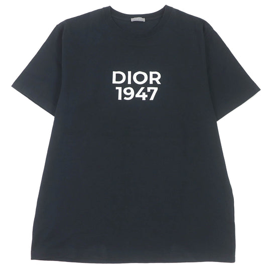 Dior HOMME Short sleeve T-shirt 413J696F0554 Main: 100% cotton, Part: 100% rayon black mens XL Used Authentic