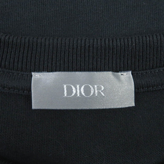 Dior HOMME Short sleeve T-shirt 413J696F0554 Main: 100% cotton, Part: 100% rayon black mens XL Used Authentic