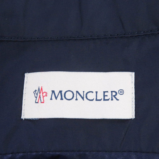 MONCLER Short sleeve shirt Main: 100% nylon Navy CAMICIA mens S Used Authentic