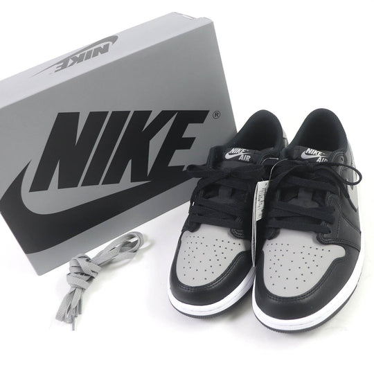 NIKE Low cut sneakers CZ0790-003 Main: Leather Black White Medium Gray AIR JORDAN 1 RETRO LOW OG Shadow mens 42.5 Used Authentic