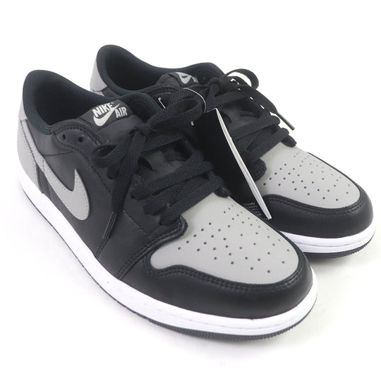 NIKE Low cut sneakers CZ0790-003 Main: Leather Black White Medium Gray AIR JORDAN 1 RETRO LOW OG Shadow mens 42.5 Used Authentic