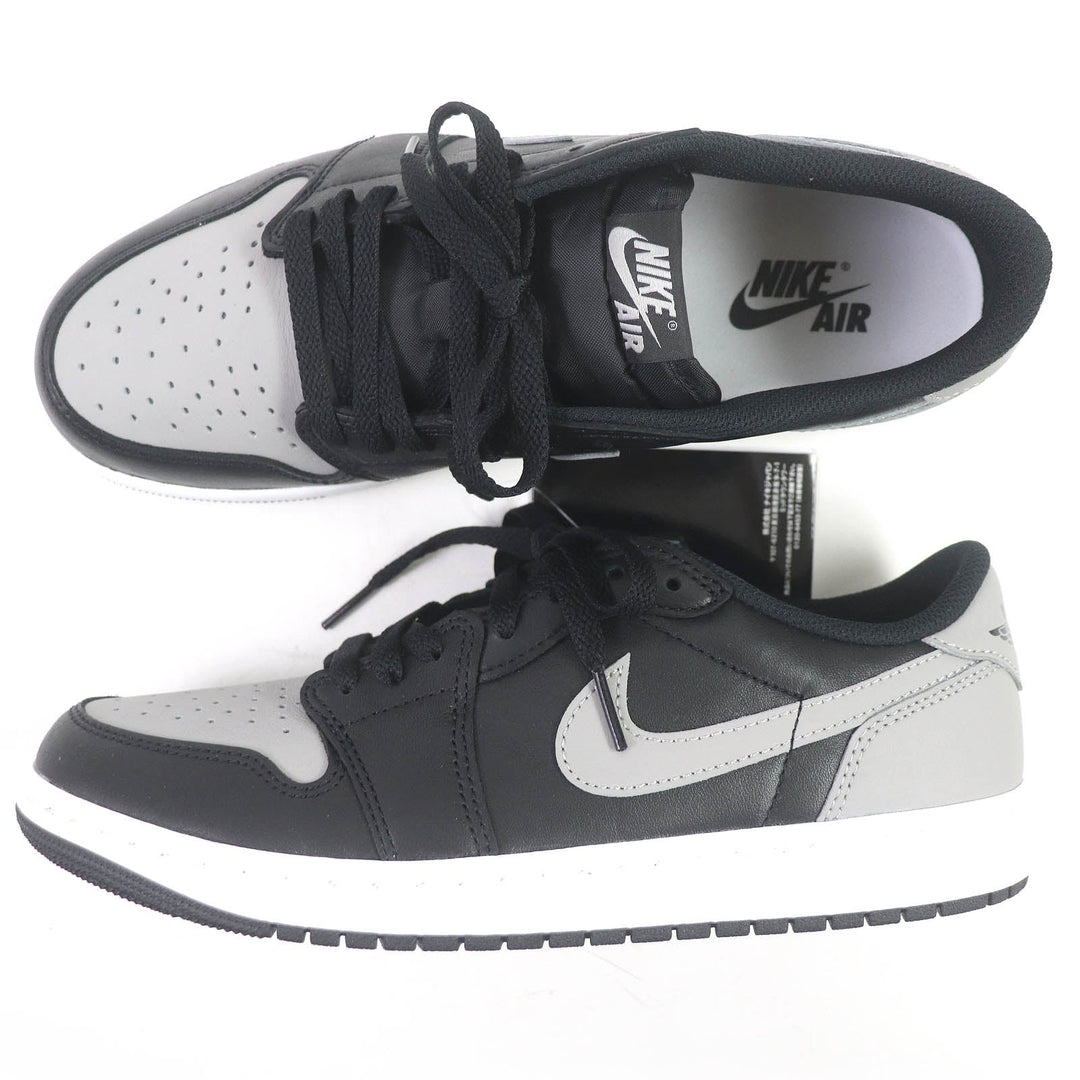 NIKE Low cut sneakers CZ0790-003 Main: Leather Black White Medium Gray AIR JORDAN 1 RETRO LOW OG Shadow mens 42.5 Used Authentic