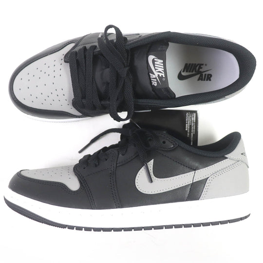 NIKE Low cut sneakers CZ0790-003 Main: Leather Black White Medium Gray AIR JORDAN 1 RETRO LOW OG Shadow mens 42.5 Used Authentic