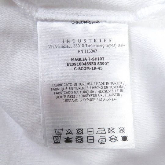 MONCLER Short sleeve T-shirt Main: 100% cotton white MAGLIA T-SHIRT mens S Used Authentic