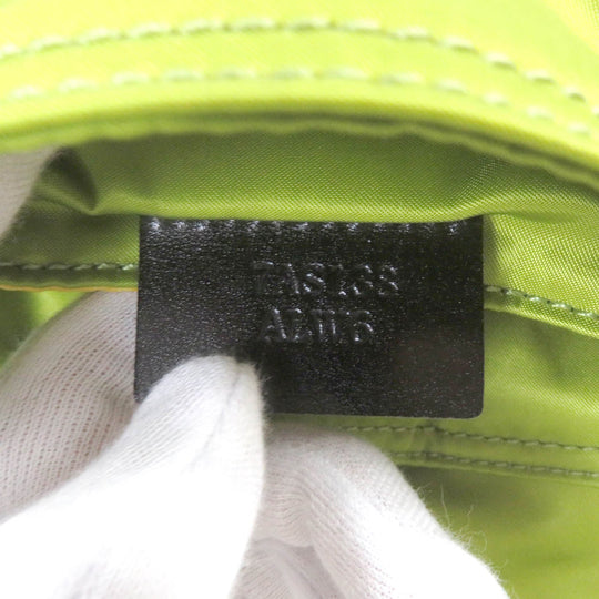 FENDI Sling bag 7AS138 Main: Nylon, Main: Leather wasabi green Baguette Mini mens Used Authentic
