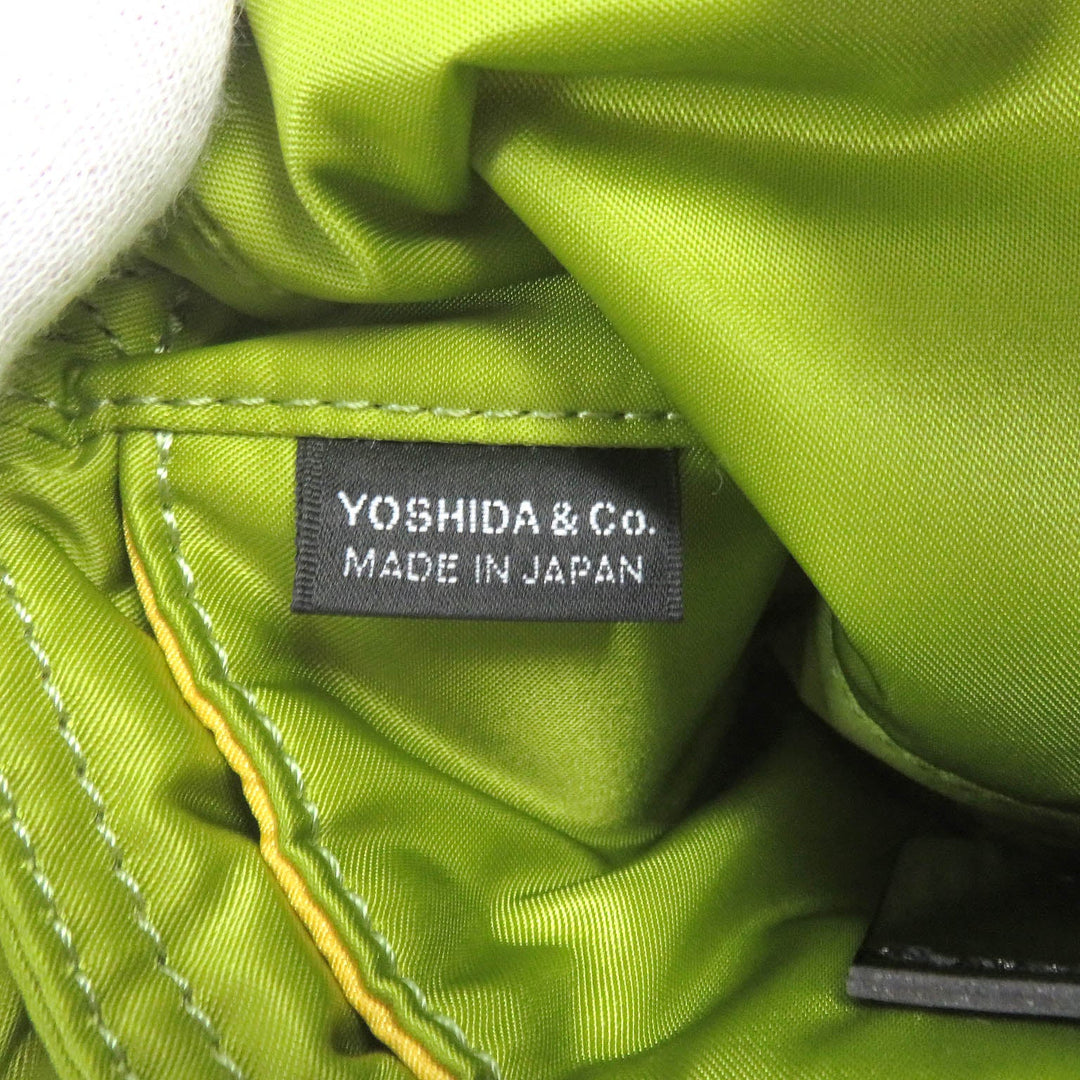 FENDI Sling bag 7AS138 Main: Nylon, Main: Leather wasabi green Baguette Mini mens Used Authentic