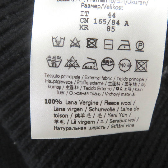 FENDI sweater FZX013 Main: 100% virgin wool black mens 44 Used Authentic