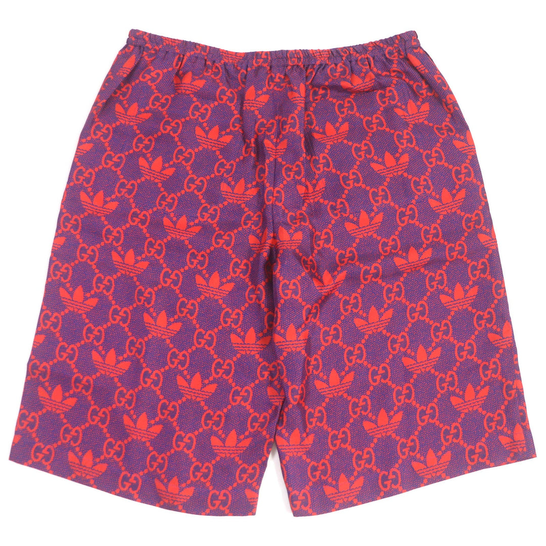 GUCCI Shorts 691440 Main: 100% silk Navy red mens 50 Used Authentic