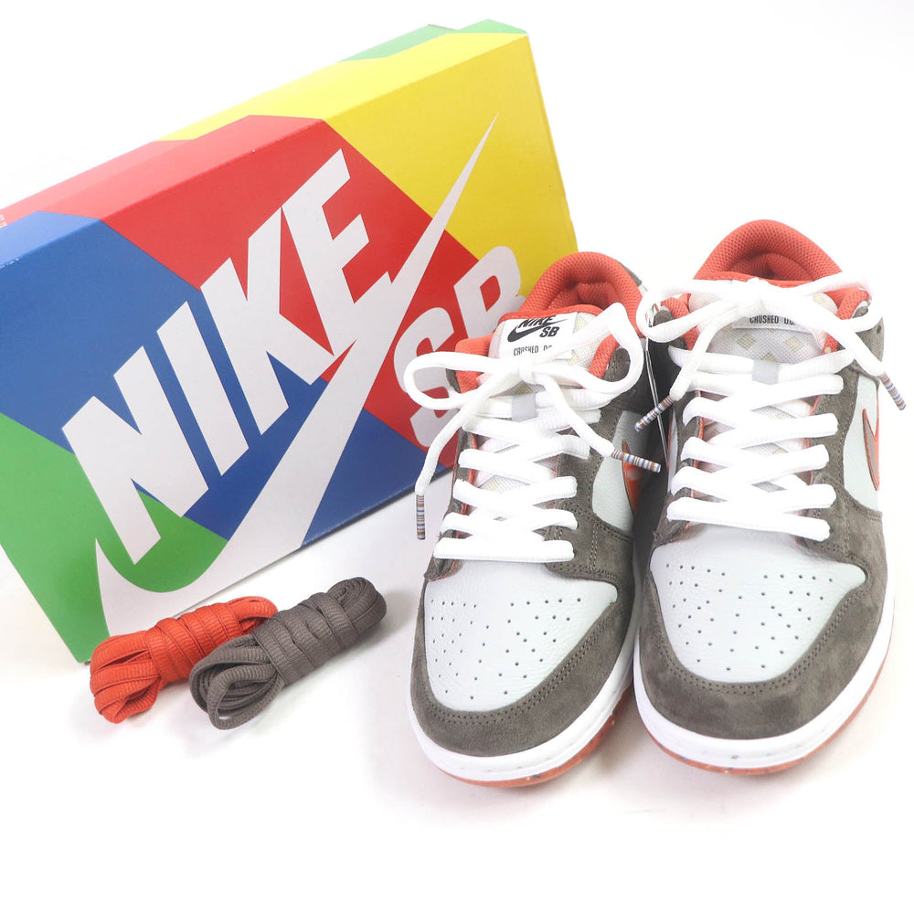 NIKE SB Low cut sneakers DH7782-001 Main: Leather Brown type Multicolor SB DUNK LOW PRO QS CRUSHED SKATE SHOP mens 26 Used Authentic