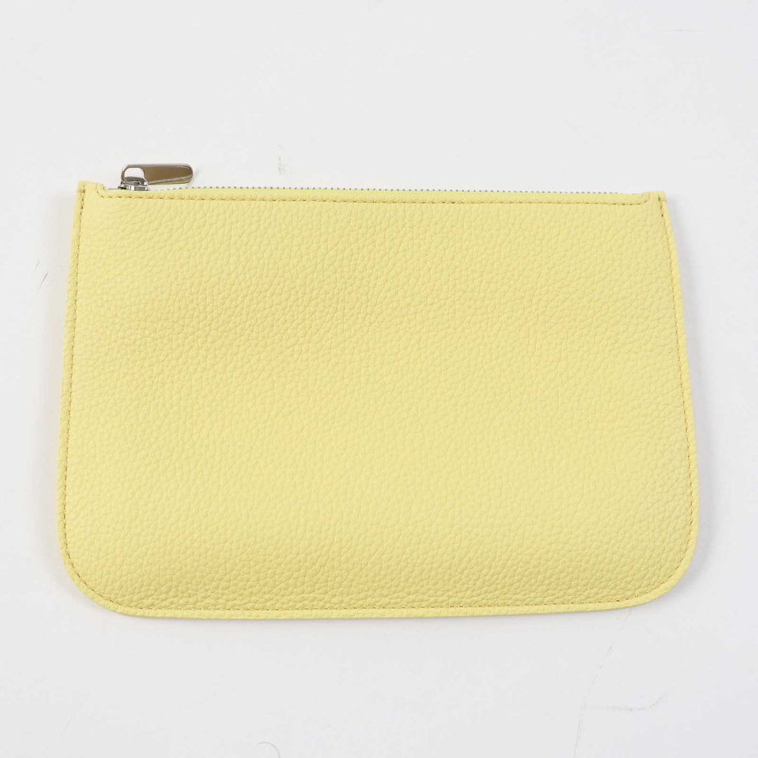 Loro Piana Shoulder Bag FAL6761 Grained matte leather (cowhide) yellow Sage M Women Used Authentic