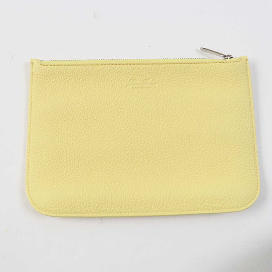 Loro Piana Shoulder Bag FAL6761 Grained matte leather (cowhide) yellow Sage M Women Used Authentic