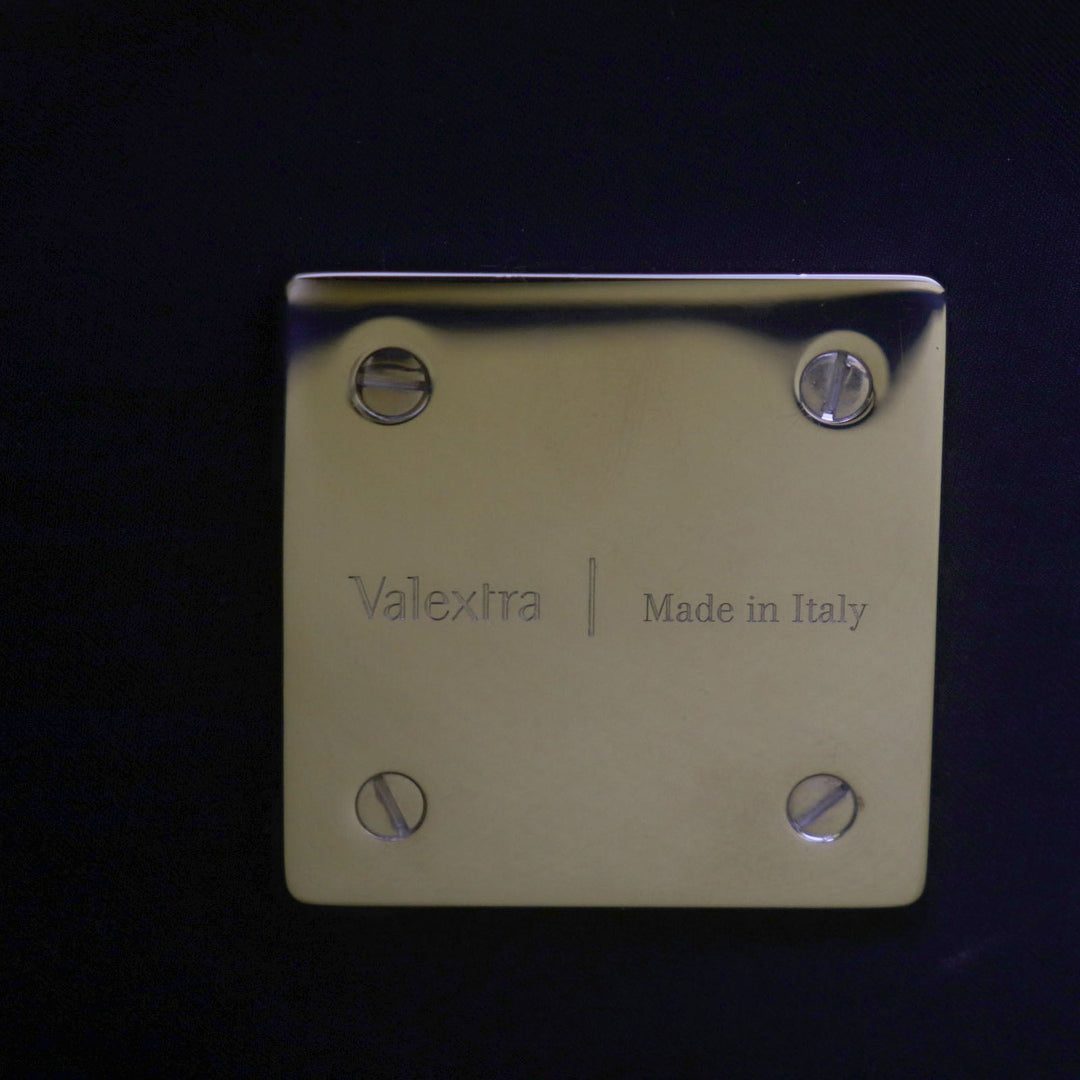 Valextra Briefcase Main: Canvas, Main: Leather Yellow black K-VAL mens Used Authentic