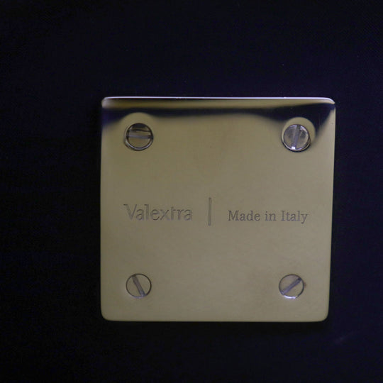 Valextra Briefcase Main: Canvas, Main: Leather Yellow black K-VAL mens Used Authentic