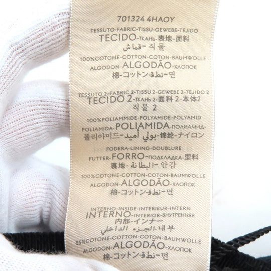 GUCCI cap 701324 Outer: 100% cotton, Main2: 100% nylon, Lining: 100% cotton, Inside: 55% cotton, 45% rayon, Part: Cowhide embroidery: 100% polyester Black red mens Used Authentic