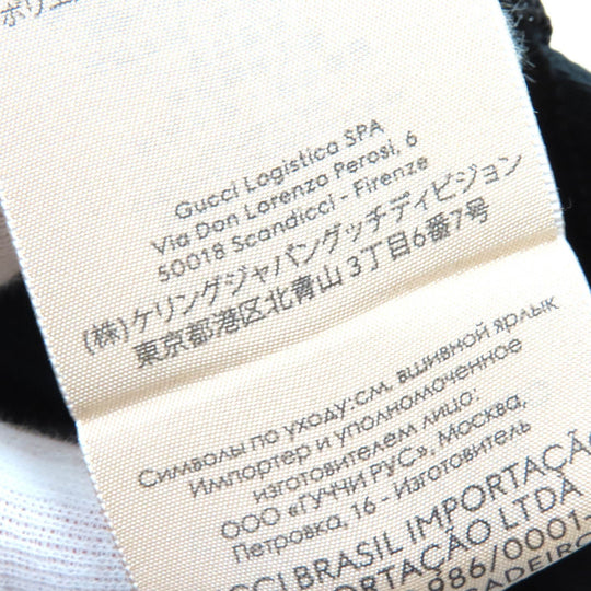GUCCI cap 701324 Outer: 100% cotton, Main2: 100% nylon, Lining: 100% cotton, Inside: 55% cotton, 45% rayon, Part: Cowhide embroidery: 100% polyester Black red mens Used Authentic