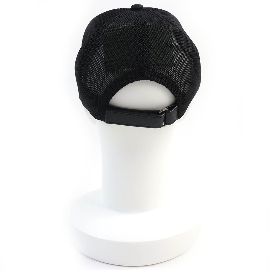 GUCCI cap 701324 Outer: 100% cotton, Main2: 100% nylon, Lining: 100% cotton, Inside: 55% cotton, 45% rayon, Part: Cowhide embroidery: 100% polyester Black red mens Used Authentic