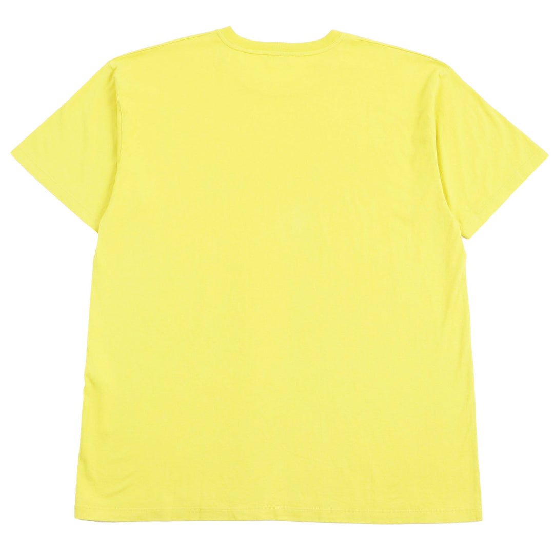 CELINE Short sleeve T-shirt 2X681501F Main: 100% cotton yellow mens M Used Authentic