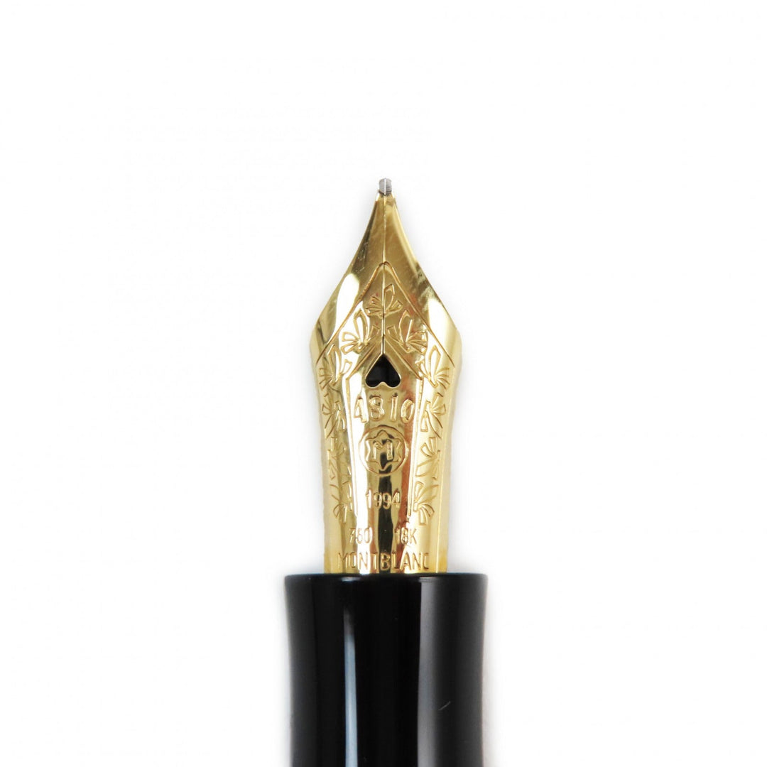 MONTBLANC fountain pen Main: SV925, Nib: K18 gold Patron Series 1994 Louis XIV mens Used Authentic