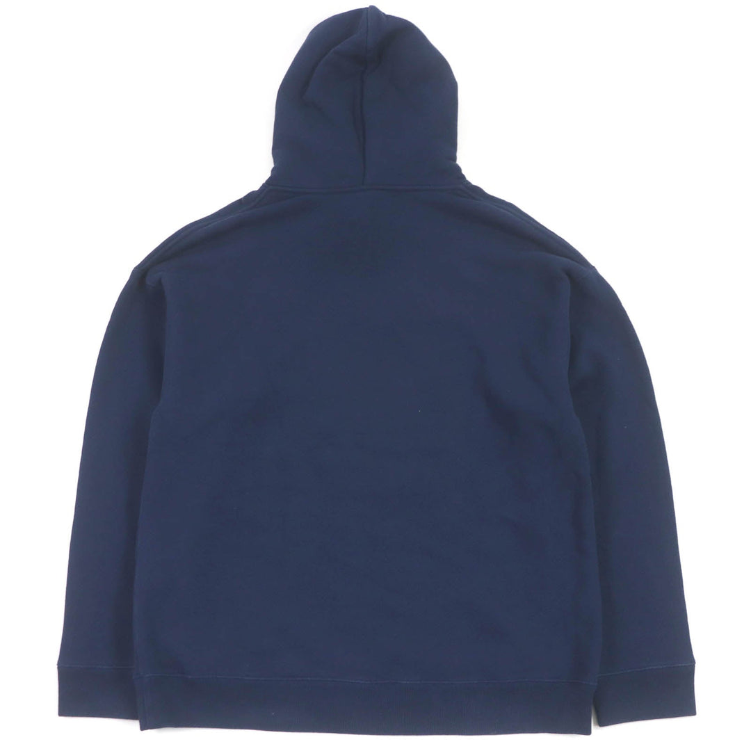 LOEWE Hoodie H526Y25X39 Main: 100% cotton, Part: 100% polyester Prussian blue mens M Used Authentic