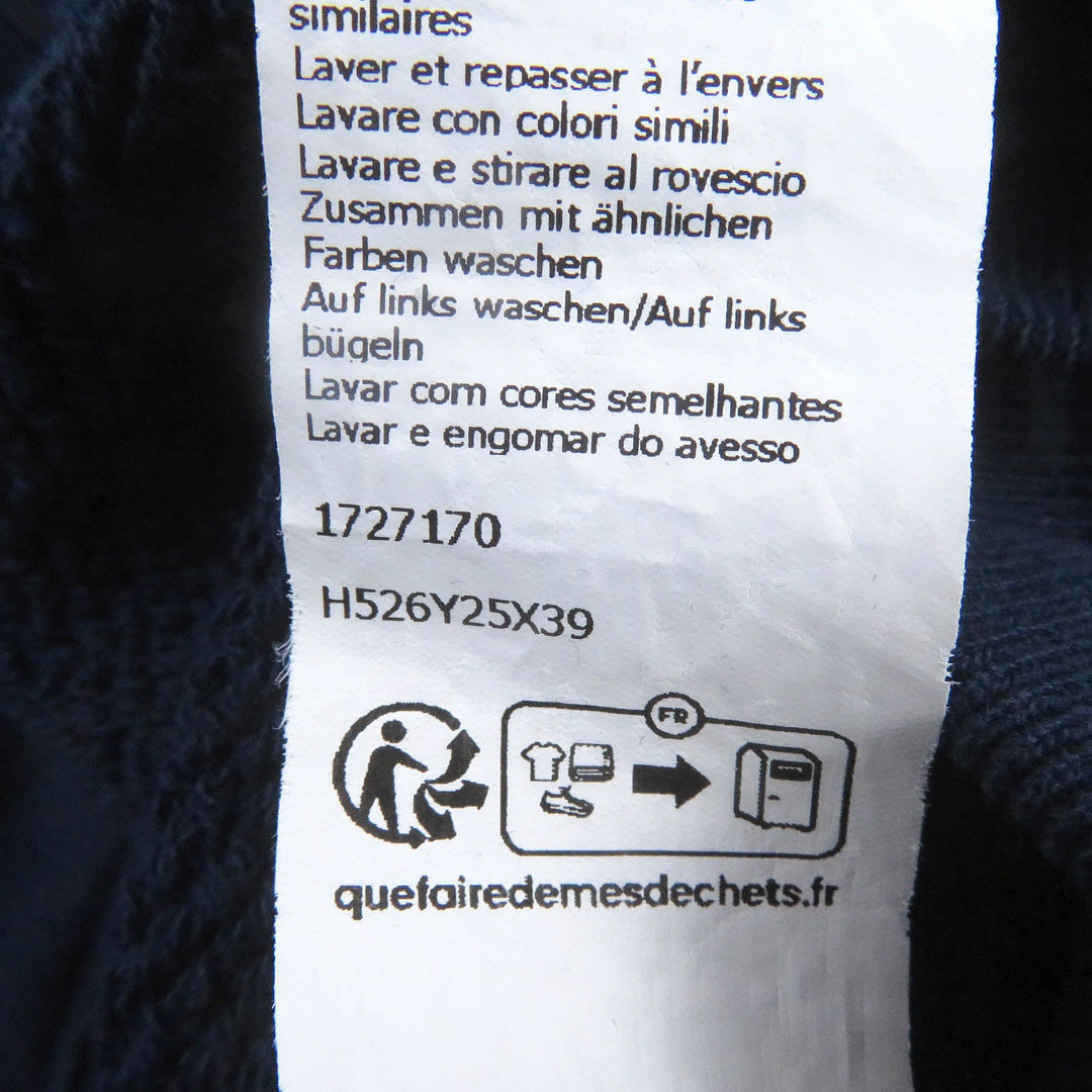 LOEWE Hoodie H526Y25X39 Main: 100% cotton, Part: 100% polyester Prussian blue mens M Used Authentic