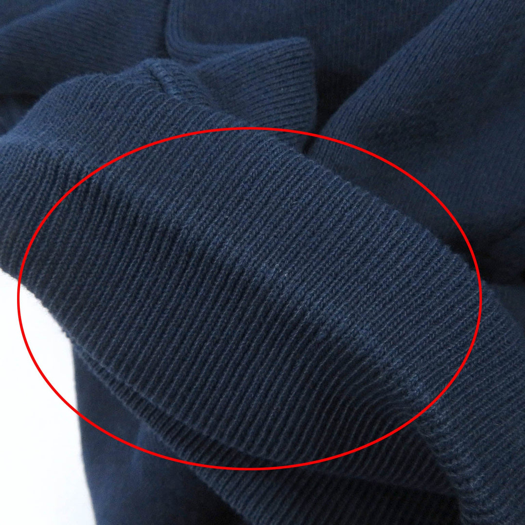 LOEWE Hoodie H526Y25X39 Main: 100% cotton, Part: 100% polyester Prussian blue mens M Used Authentic