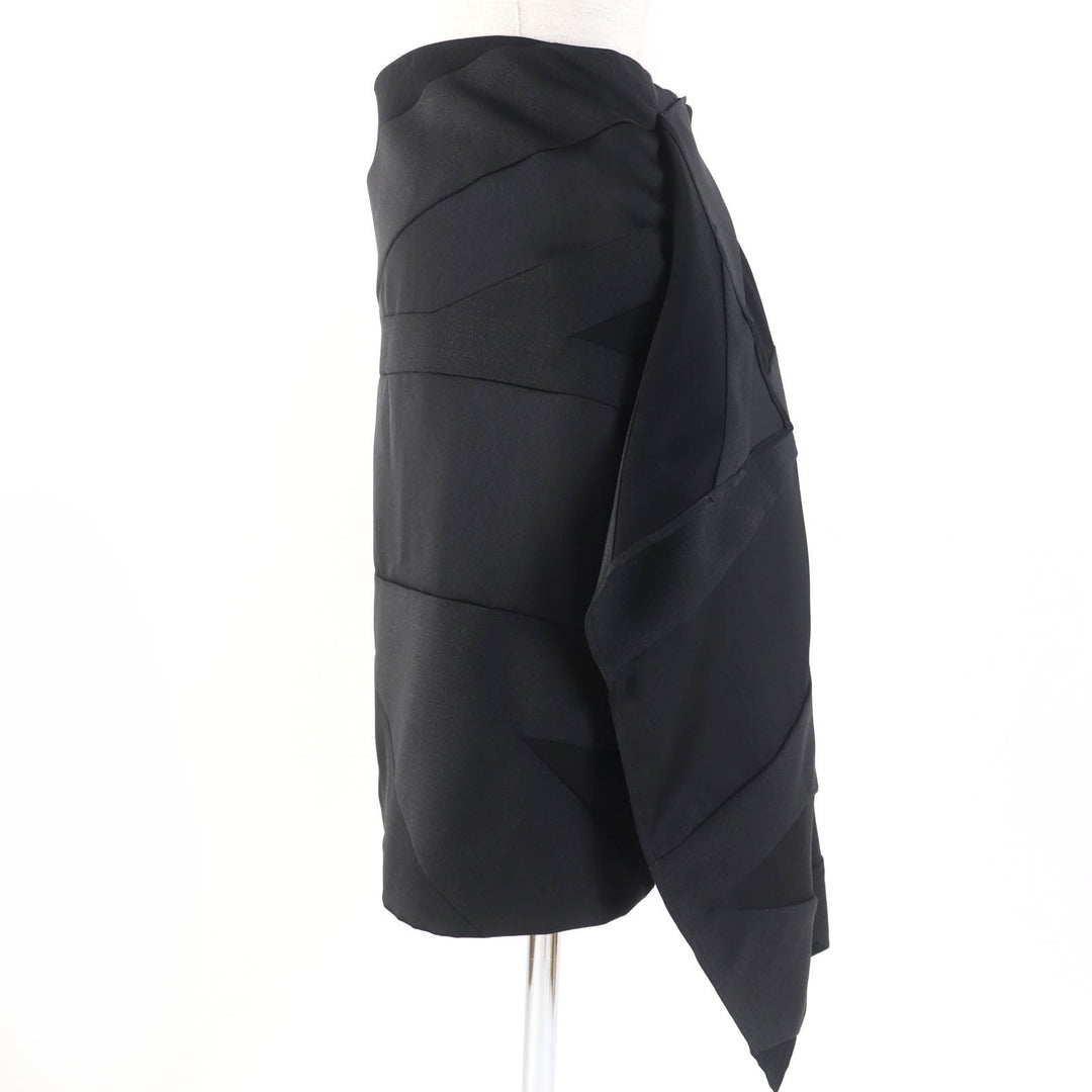 BURBERRY Tight Skirt 8046842 Main: 100% polyester, some parts: 60% mohair, some parts: 40% wool, lining: 100% silk black Women 36 Used Authentic