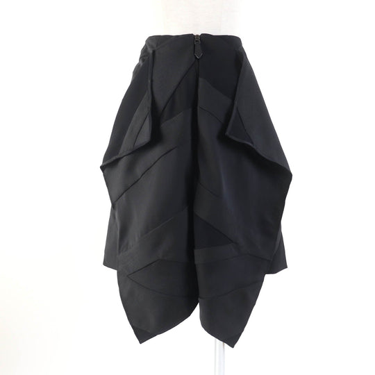 BURBERRY Tight Skirt 8046842 Main: 100% polyester, some parts: 60% mohair, some parts: 40% wool, lining: 100% silk black Women 36 Used Authentic
