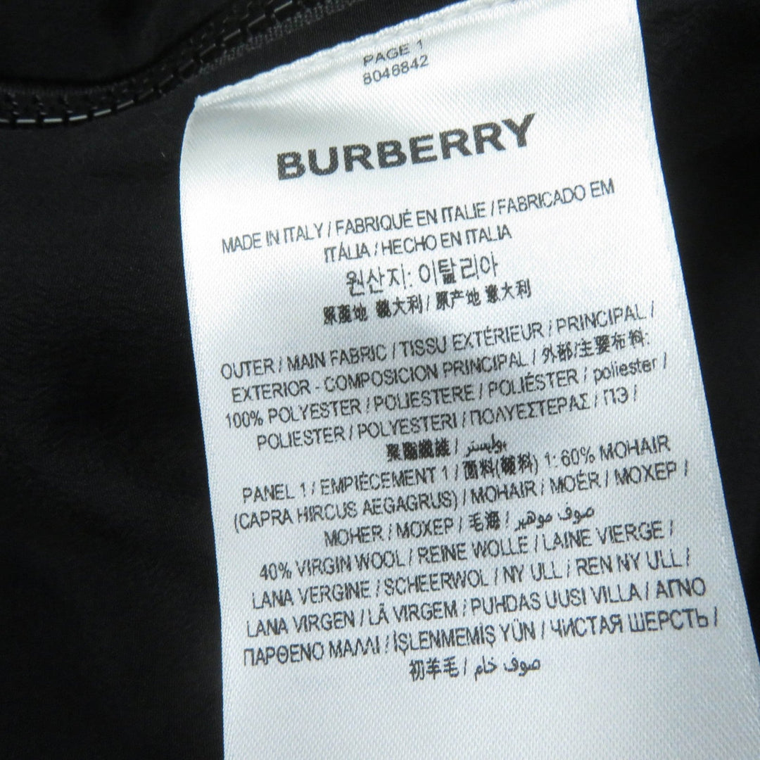 BURBERRY Tight Skirt 8046842 Main: 100% polyester, some parts: 60% mohair, some parts: 40% wool, lining: 100% silk black Women 36 Used Authentic