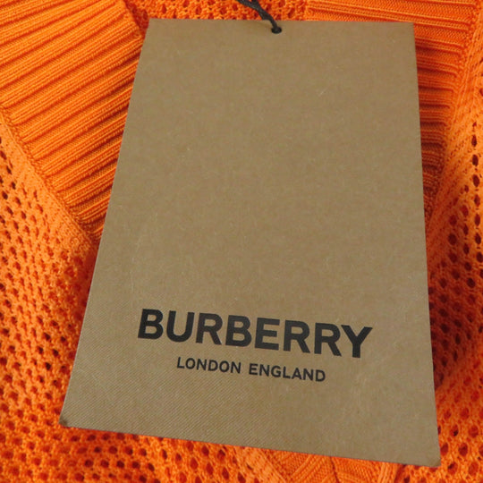 BURBERRY Tunic 8041344 Main: 100% rayon, part: 97% rayon, part: 2% nylon, part: 1% polyurethane, part: 97% rayon : 2% nylon : 1% polyester Orange Women S Used Authentic