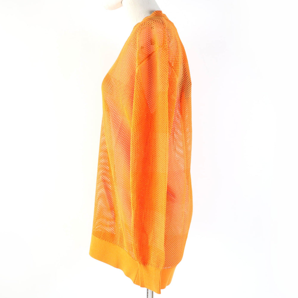 BURBERRY Tunic 8041344 Main: 100% rayon, part: 97% rayon, part: 2% nylon, part: 1% polyurethane, part: 97% rayon : 2% nylon : 1% polyester Orange Women S Used Authentic