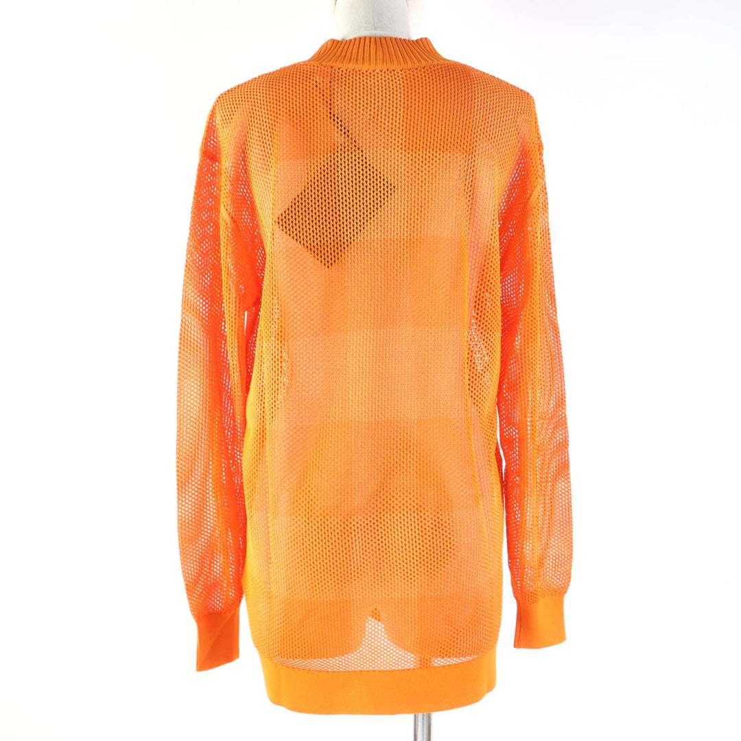 BURBERRY Tunic 8041344 Main: 100% rayon, part: 97% rayon, part: 2% nylon, part: 1% polyurethane, part: 97% rayon : 2% nylon : 1% polyester Orange Women S Used Authentic