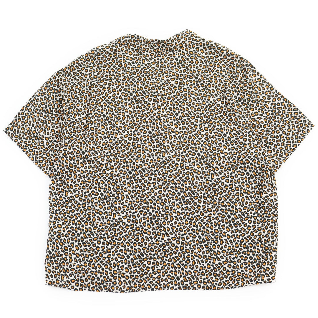 CELINE Short sleeve shirt 2C036900H Main: 100% rayon beige mens 40 Used Authentic
