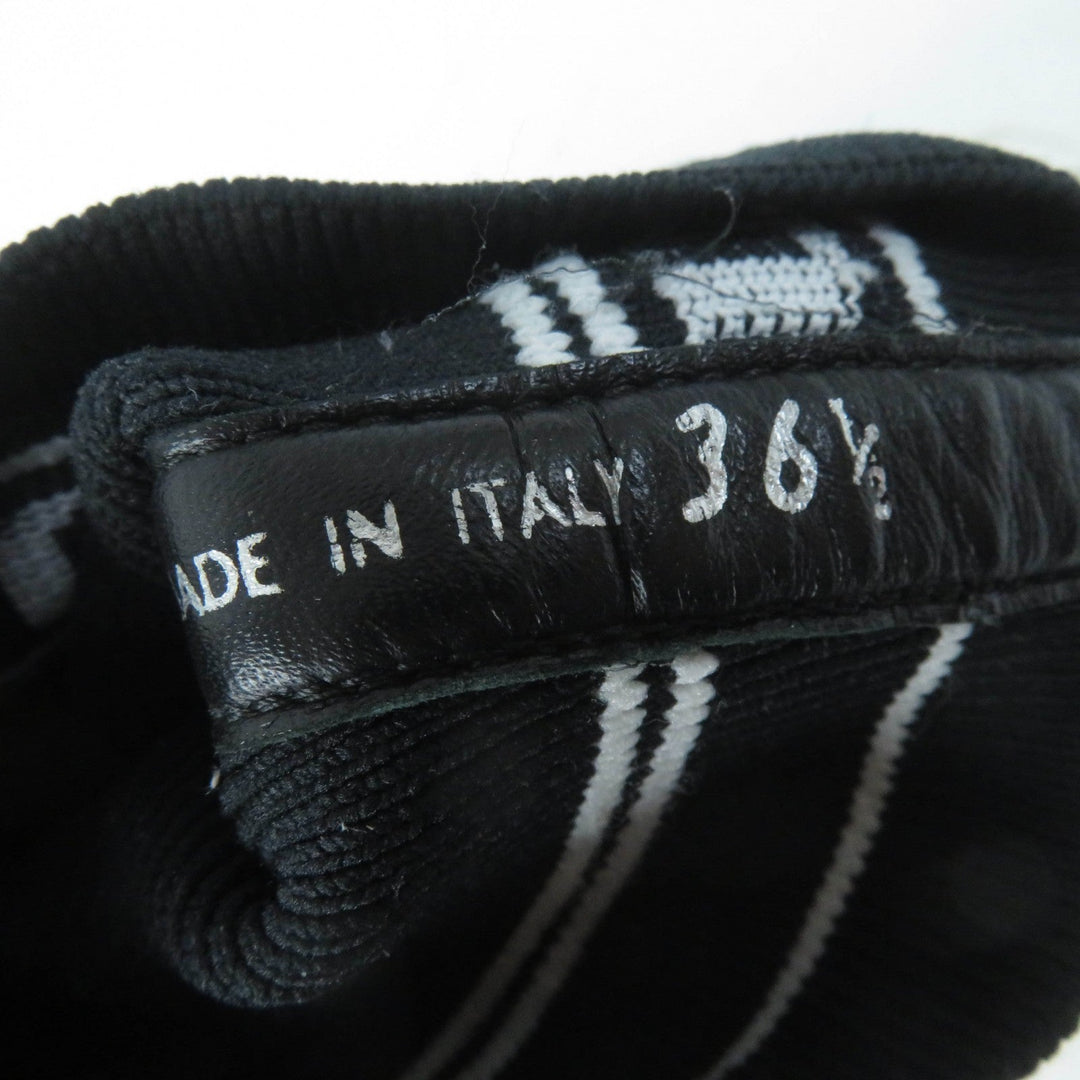 MIUMIU sneakers knit black Women 36.5 Used Authentic