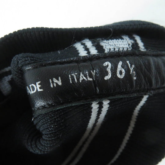 MIUMIU sneakers knit black Women 36.5 Used Authentic