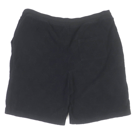LOUIS VUITTON Shorts 1AFRBR Main: 85% cotton, Main: 15% nylon black Damier French terry cotton shorts mens(Unisex) 5L Used Authentic