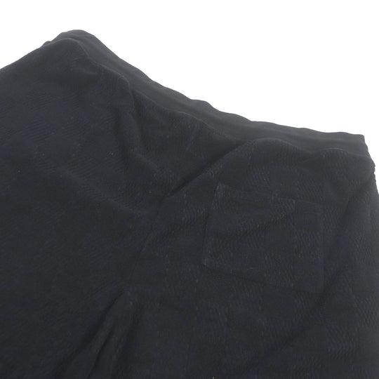 LOUIS VUITTON Shorts 1AFRBR Main: 85% cotton, Main: 15% nylon black Damier French terry cotton shorts mens(Unisex) 5L Used Authentic