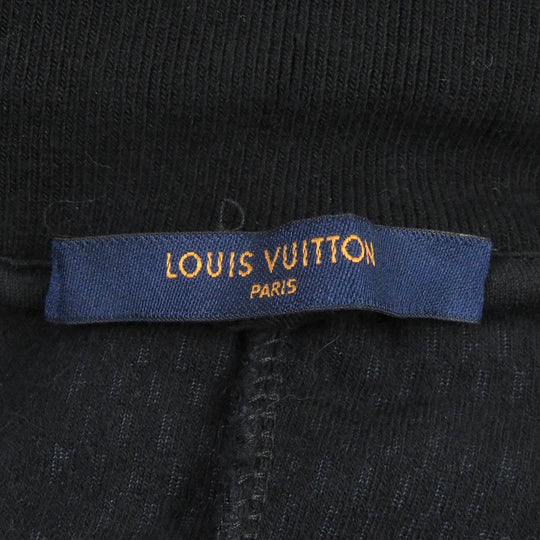 LOUIS VUITTON Shorts 1AFRBR Main: 85% cotton, Main: 15% nylon black Damier French terry cotton shorts mens(Unisex) 5L Used Authentic