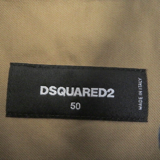 DSQUARED2 Long sleeve shirt S71DM0653 Main: 76% cotton, Main: 24% polyester, Part: 100% cotton, Part: 98% cotton, Part: 2% polyurethane Brown type mens 50 Used Authentic