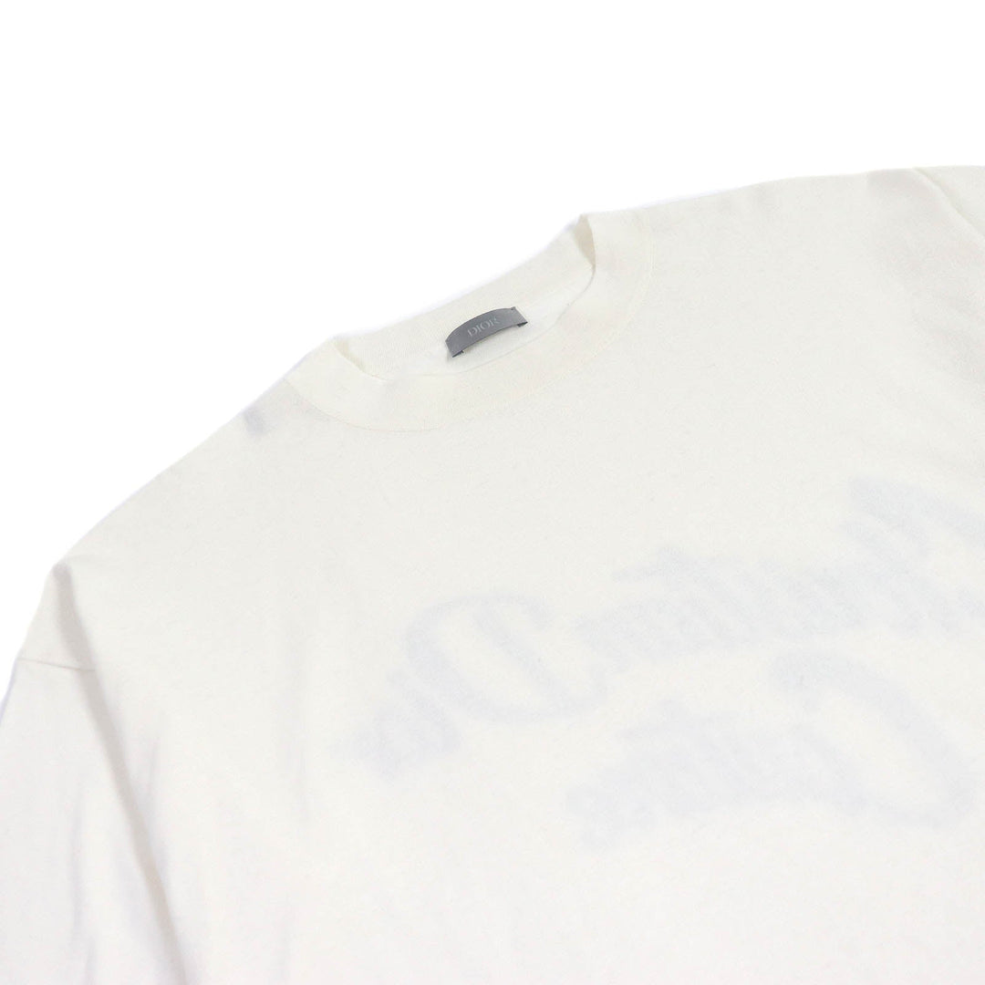 Dior HOMME Short sleeve knit 483M648AT823 Main: 70% cotton, Main: 30% silk, Part: 100% rayon Ivory mens M Used Authentic