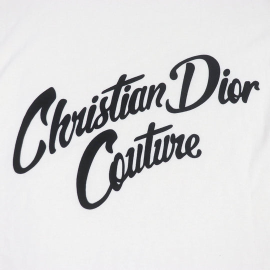 Dior HOMME Short sleeve knit 483M648AT823 Main: 70% cotton, Main: 30% silk, Part: 100% rayon Ivory mens M Used Authentic