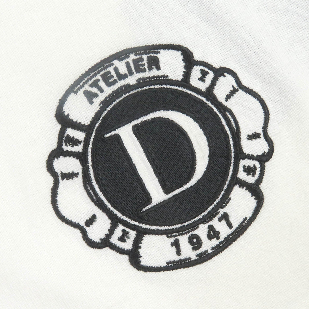 Dior HOMME Short sleeve knit 483M648AT823 Main: 70% cotton, Main: 30% silk, Part: 100% rayon Ivory mens M Used Authentic